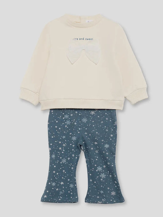 Conjunto de dos piezas, sudadera y leggins