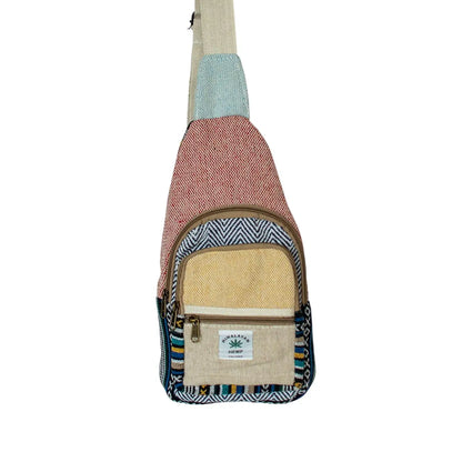 Mochila cáñamo boho color