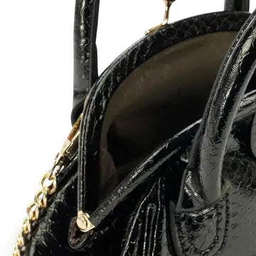 Bolso bandolera 'MARIPOSA' pequeño con estampado de serpiente