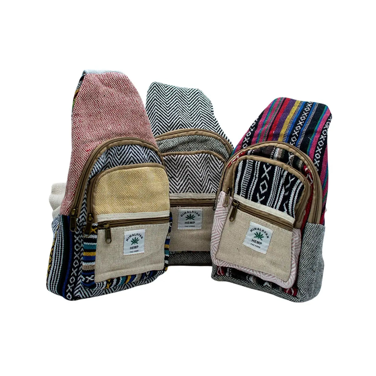 Mochila cáñamo boho color