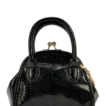 Bolso bandolera 'MARIPOSA' pequeño con estampado de serpiente