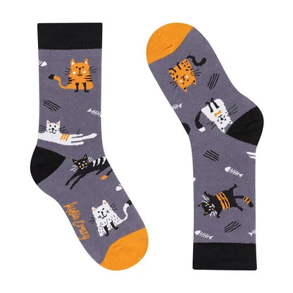 Calcetines de algodón para niños GATOS
