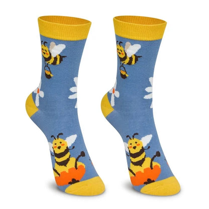 Calcetines divertidos para niños ABEJITA