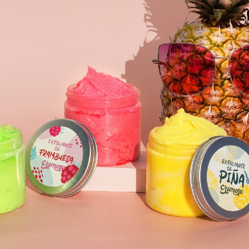 Exfoliantes cremosos de frutas