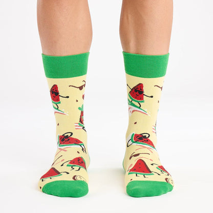 Divertidos calcetines de algodón "sin costuras" WATERMELON