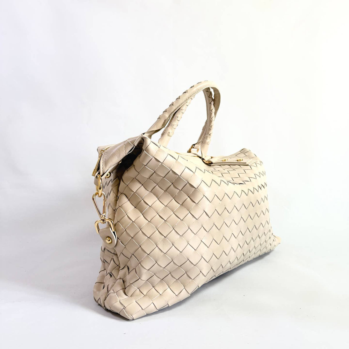 BOLSO TRENZADO MILANO EN PIEL SAUVAGE