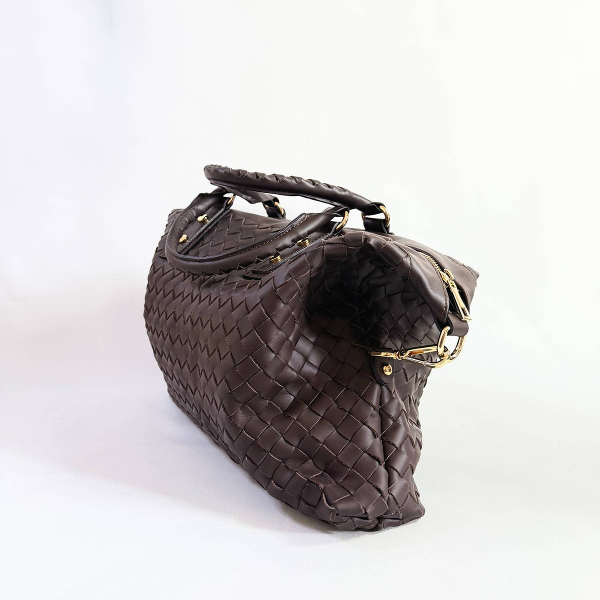 BOLSO TRENZADO MILANO EN PIEL SAUVAGE