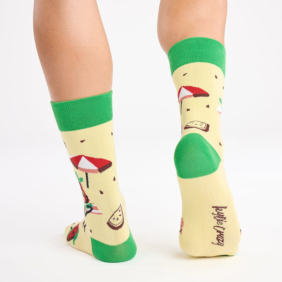 Divertidos calcetines de algodón "sin costuras" WATERMELON