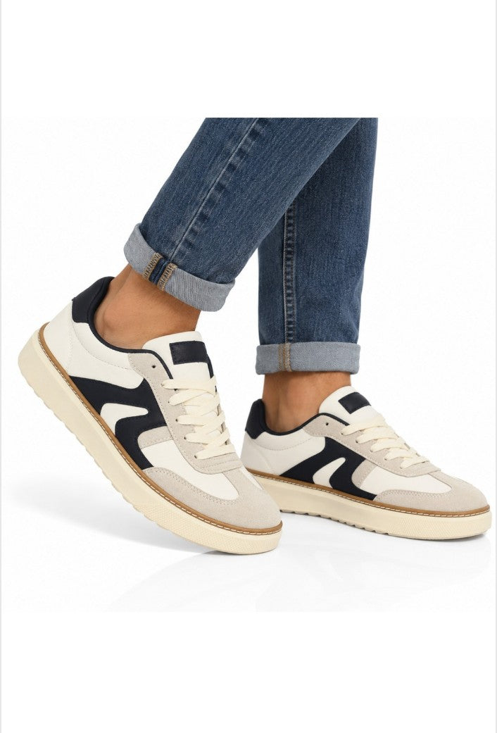 Zapatillas barefoot hombre estilo casual retro
