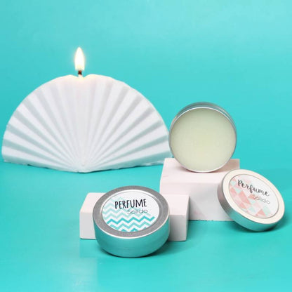Perfume sólido casero, unisex, aroma fresco y marino, inspirado en un famoso perfume unisex