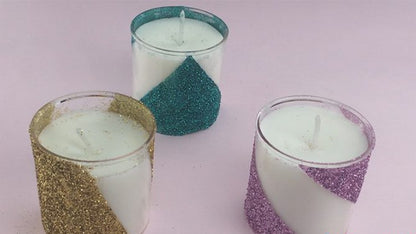 Velas perfumadas sólo por encargo, contienen aceites esenciales para que desprendan aromas.